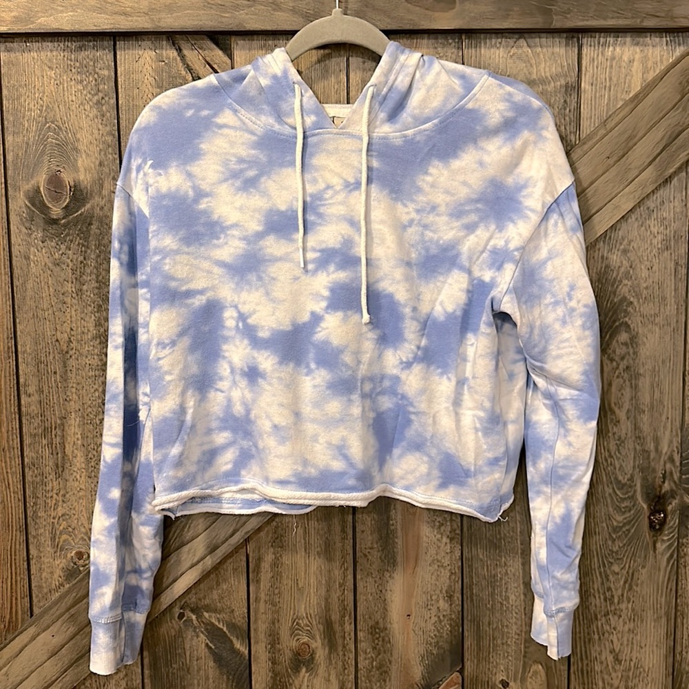 Blue Tie-Dye‎ Hoodie